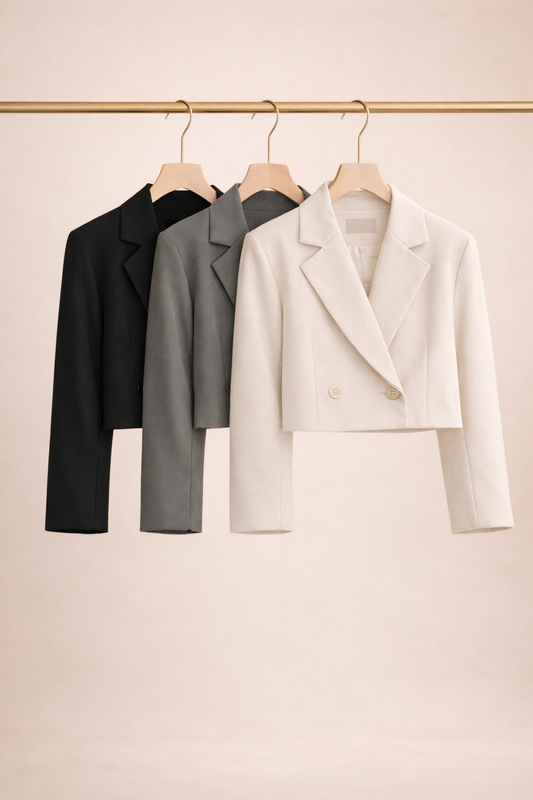 The Sculpted Cropped Blazer